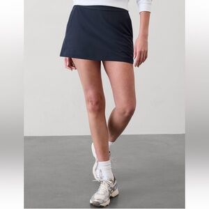 NWT Athleta Brooklyn Mid Rise 13.5" SKORT,‎ Navy, Size 14